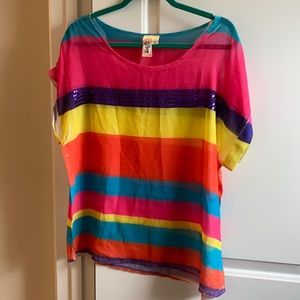 Pop of Rainbow Top